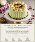 PISTACHIO ROSE CAKE
