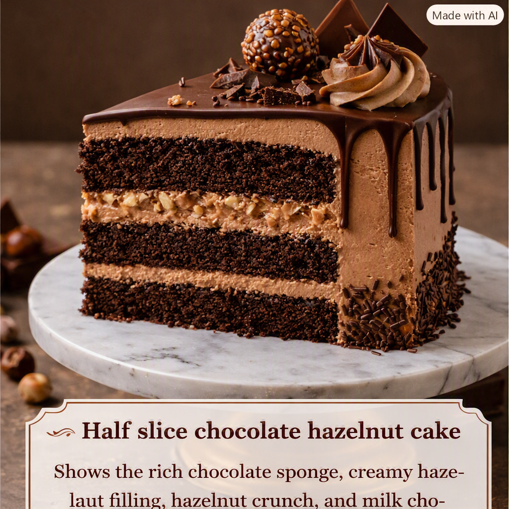 CHOCOLATE HAZELNUT CAKE